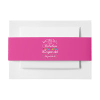 80th Birthday Most Fabulous Colourful Gems Pink