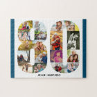 80th Birthday Number 80 Custom Photo Collage