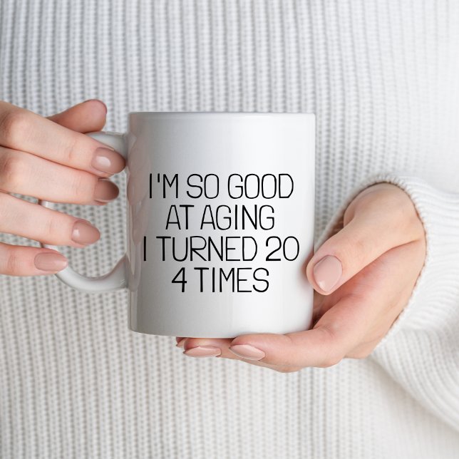 80th Birthday Party Gift 80 year old Personalised Mug (Creator Uploaded)
