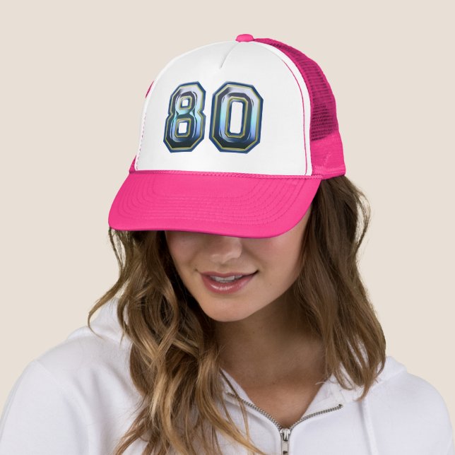 80th Birthday Party Trucker Hat (In Situ)