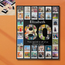 80th Birthday Photo Template