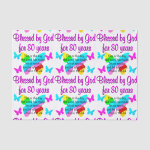 80TH BIRTHDAY PRAYER TISSUE PAPER