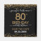 80th Birthday Save the Date Magnet