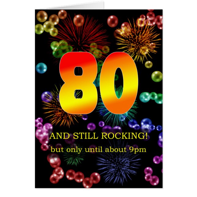 80th Birthday Still Rocking (Front)