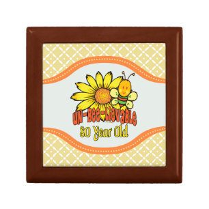 80th Birthday - Unbelievable at 80 Years Old Gift Box