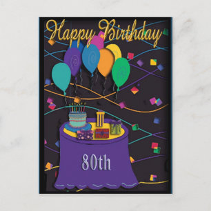 80th postcard