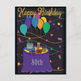 80th postcard