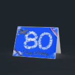 80th RAF Spitfire VE Day Birthday Card<br><div class="desc">80th Birthday Card for those who admire the Spitfire.  Celebration of VE Day and red arrows.  Perfect for an aviation fan!</div>