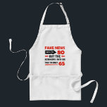 80th year old birthday gifts standard apron<br><div class="desc">Funny 80 year old fake news designs will make a good gag for the 80 year old at their birthday party</div>