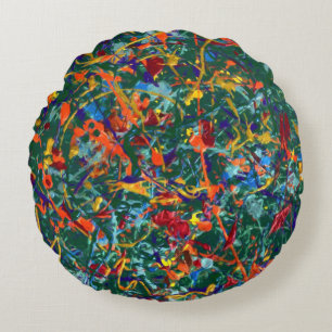#818 Transmogrification Round Cushion