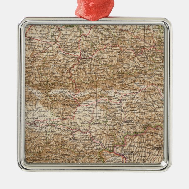 81 Bulgaria Metal Tree Decoration (Front)