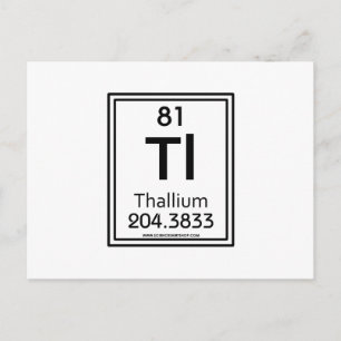81 Thallium Postcard