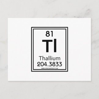 81 Thallium Postcard