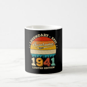 81 Year Old Awesome Since 1941 81st Birthday Gift Coffee Mug