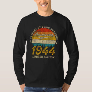 81 Year Old Bday 1944 Awesome 81st Birthday Gift T-Shirt