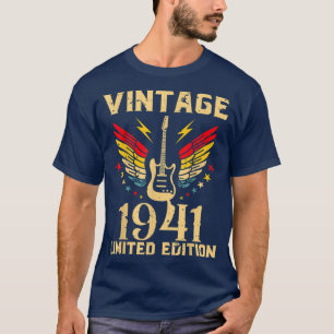 81 Years Old Birthday Guitar Player Guitarist 81st T-Shirt