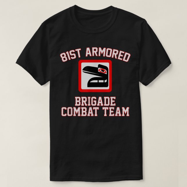 81st Armoured Brigade Combat Team Veteran Father's T-Shirt (Design Front)