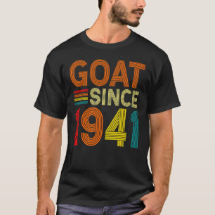 81st Birthday 81 Years Old Goat Since 1941 T-Shirt
