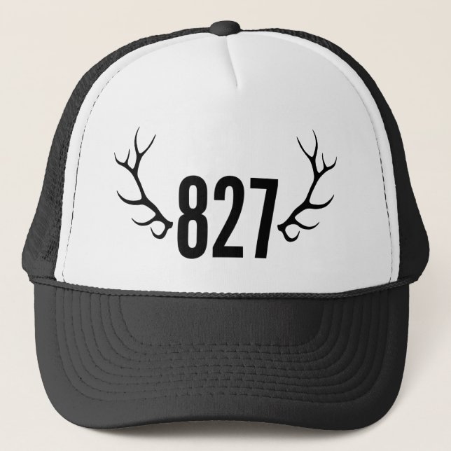 827 Elks Horns Trucker Hat (Front)