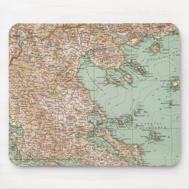 8283 Greece Mouse Mat (Front)