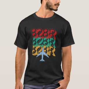 828R Save The Passengers Flight 828 Manifest T Shi T-Shirt