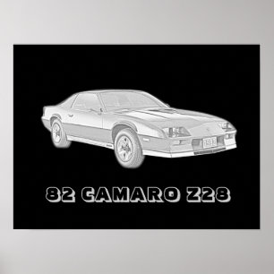 82 Camaro Z28 Poster