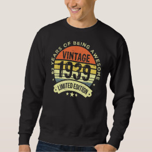 82 Year Old Vintage 1939 82nd Birthday Sweatshirt