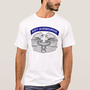 82d Airborne w Combat Medic Badge Tee