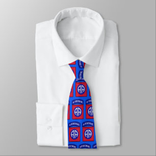 82nd ABN Airborne All American Veterans Vets LRRP Tie