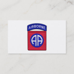 82nd ABN Airborne Div Vets LRRP Business Card