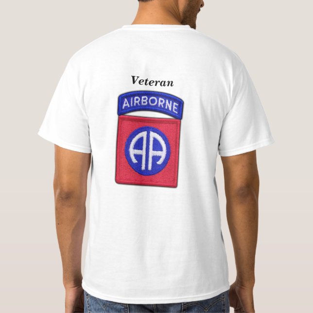 82nd ABN Airborne Div Vets LRRP T-Shirt (Back)
