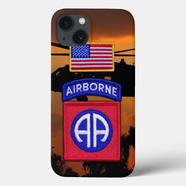 82nd ABN airborne division fort bragg veterans Case-Mate iPhone Case (Back)