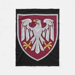 82nd Air Ault Brigade (ukraine) V2 Ukrainian Milit Fleece Blanket