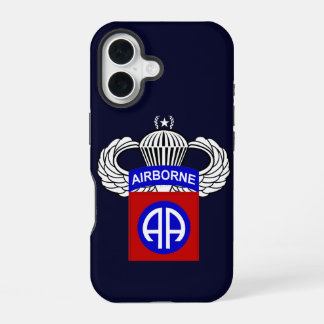 82nd Airborne - All American - Jump Wings iPhone 16 Case