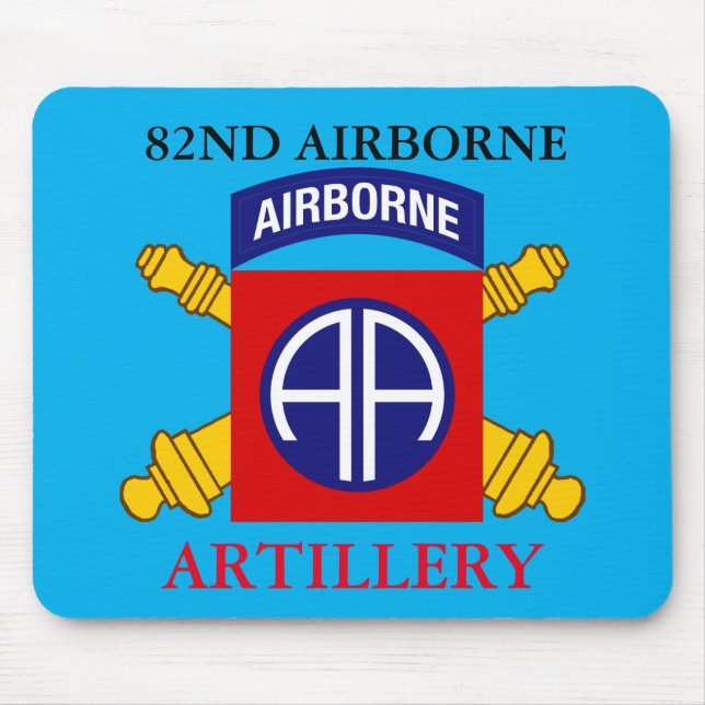 82ND AIRBORNE ARTILLERY MOUSE MAT (Front)