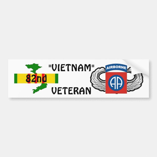 82nd Airborne bumper sticker (Front)