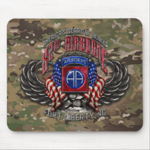 82nd Airborne Camo Mousepad