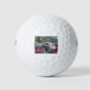 82nd Airborne Div Iraq Combat Veteran Golf Balls