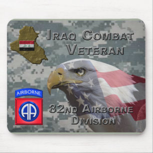 82nd Airborne Div Iraq Combat Veteran Mouse Mat