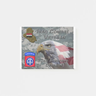 82nd Airborne Div Iraq Combat Veteran Post-it Notes