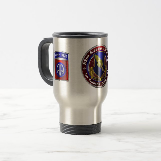 82nd Airborne Division 1st Brigade 504th PIR   Travel Mug (Front Left)