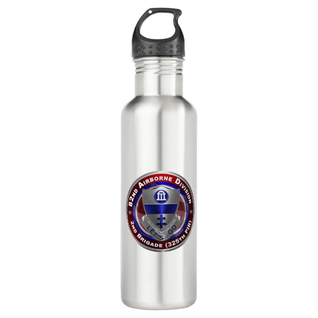 82nd Airborne Division 325th PIR 710 Ml Water Bottle (Front)