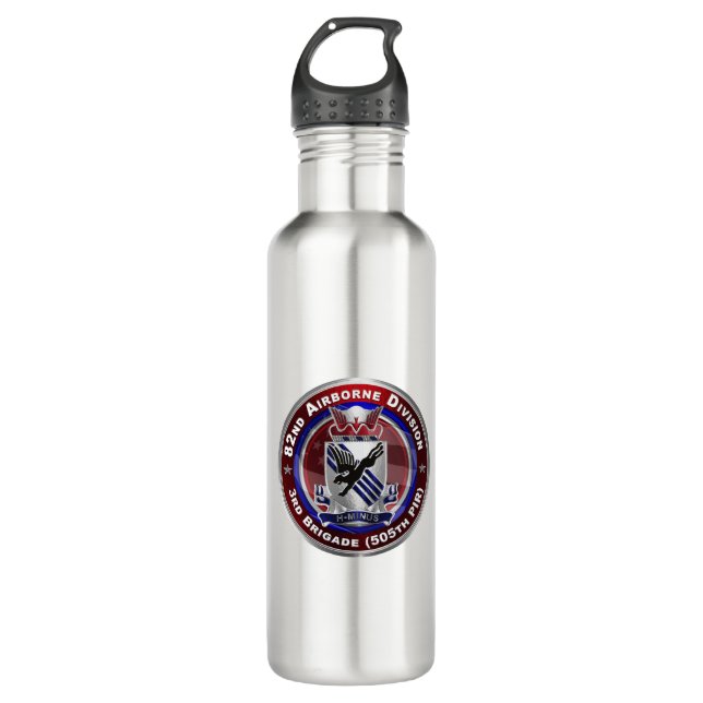 82nd Airborne Division 505th PIR 710 Ml Water Bottle (Front)