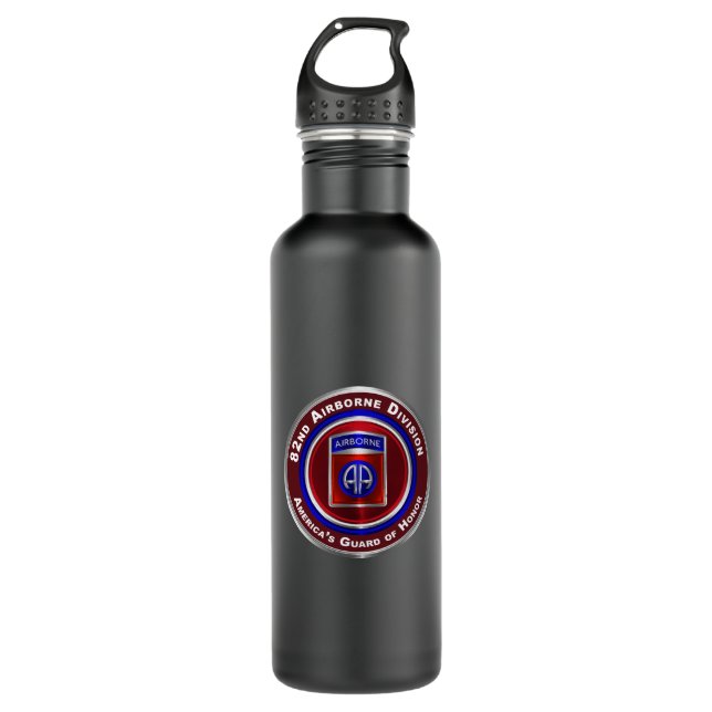 82nd Airborne Division  710 Ml Water Bottle (Front)