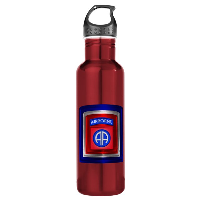 82nd Airborne Division  710 Ml Water Bottle (Front)