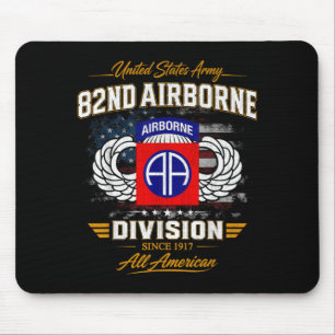 82nd Airborne Division Aamerican Paratrooper Army Mouse Mat