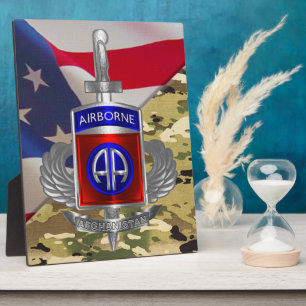 82nd Airborne Division Afghanistan Veteran Plaque