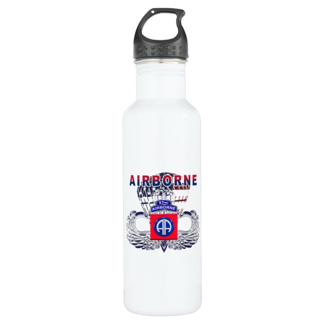82nd Airborne Division “AIRBORNE” 710 Ml Water Bottle (Front)