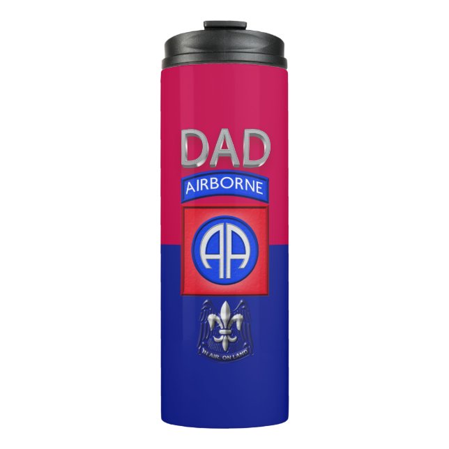 82nd Airborne Division Airborne Dad Thermal Tumbler (Front)