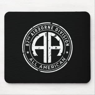 82nd Airborne Division "All American" Distressed Mouse Mat